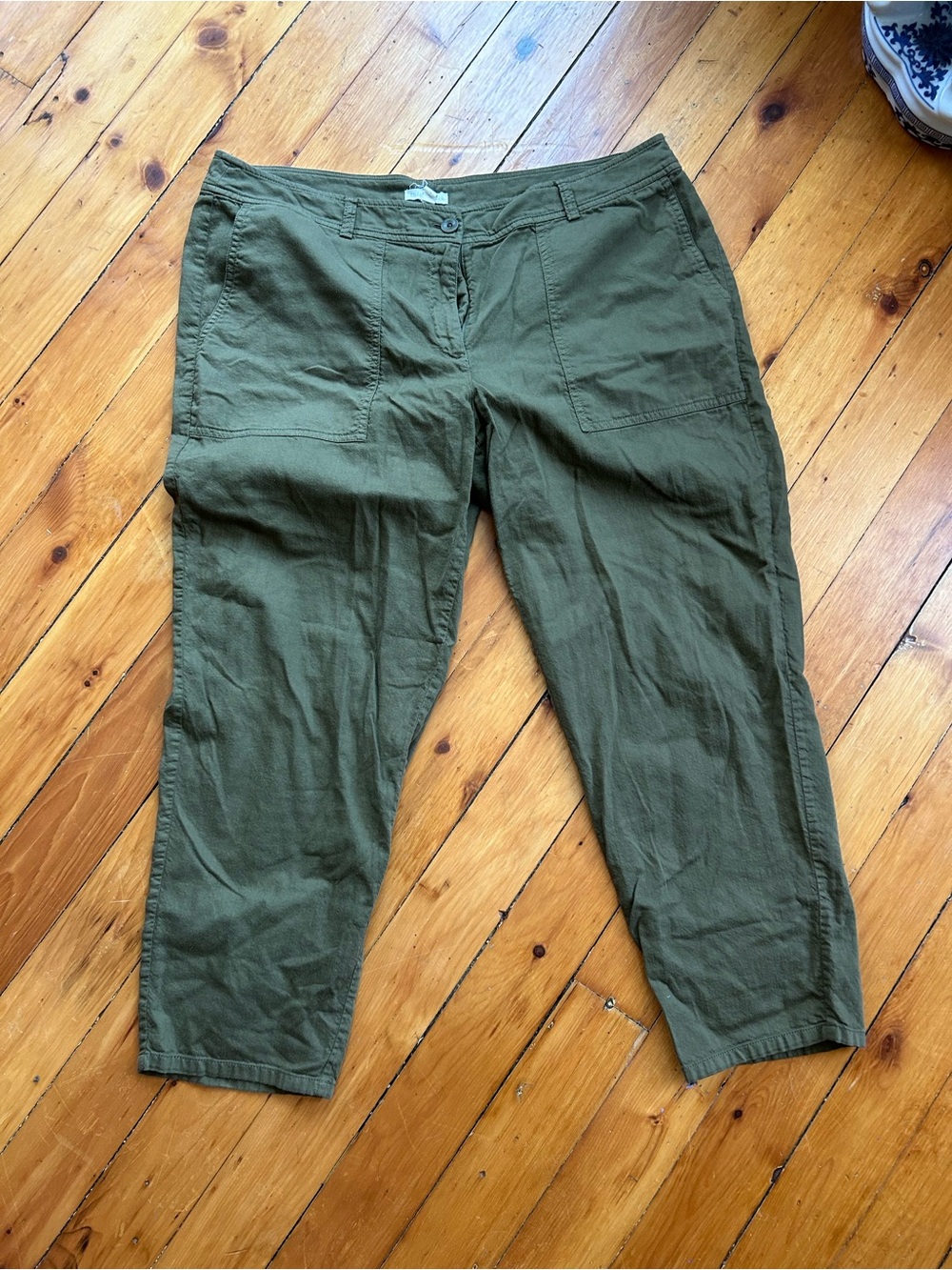Eileen fisher organic cotton womens pants 16